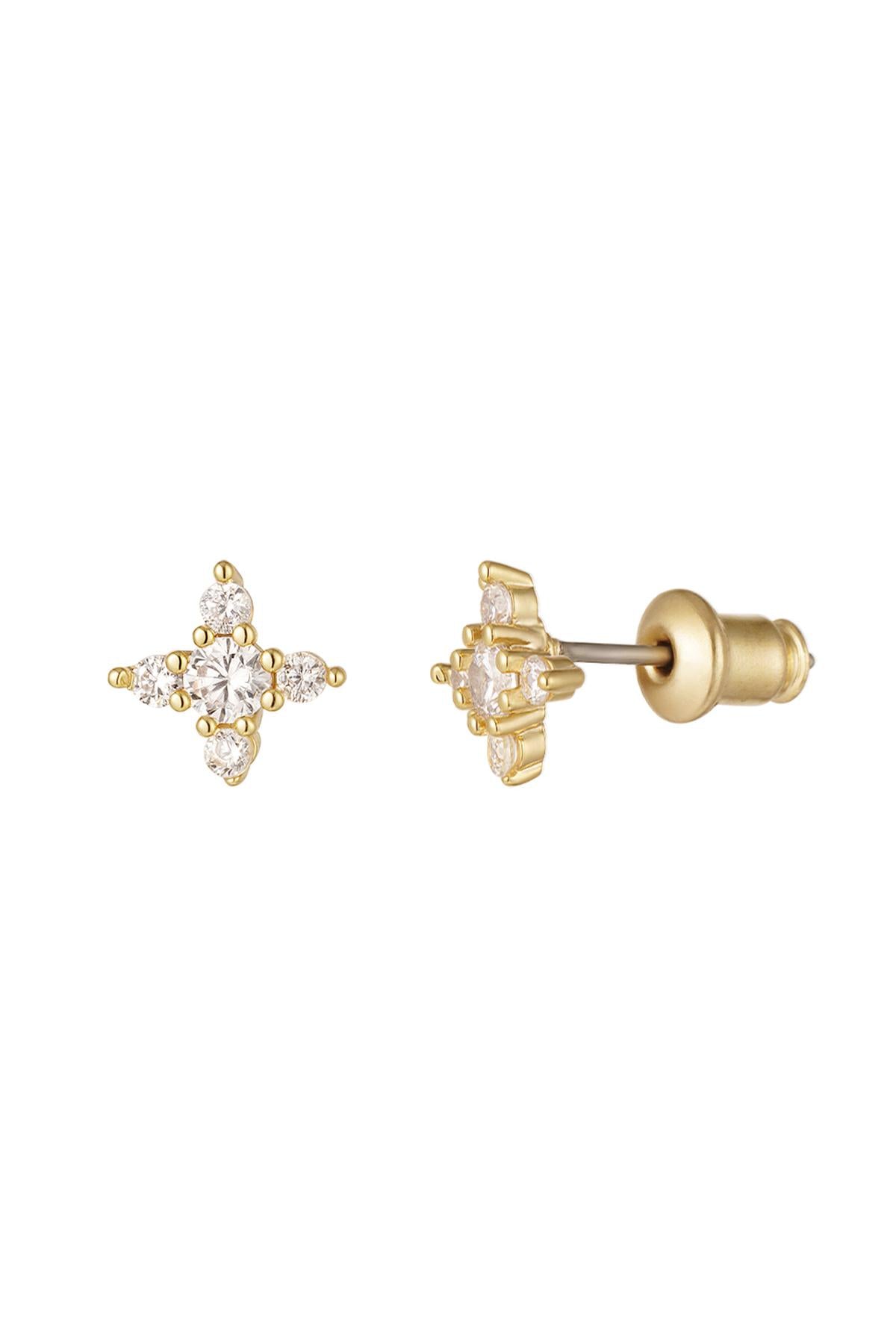 Clous d'oreilles étoile - Collection Sparkle Cuivré