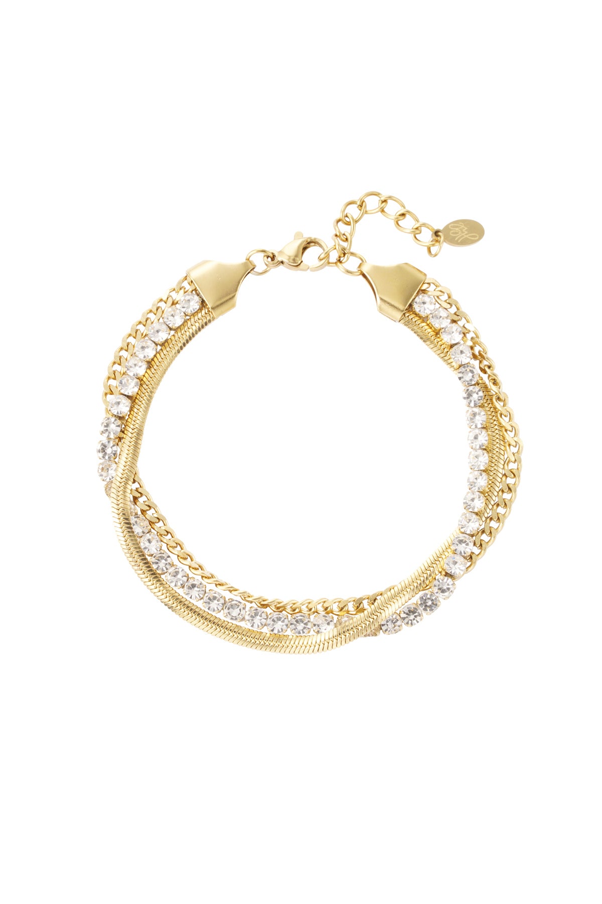 bracelet double couche de pierres