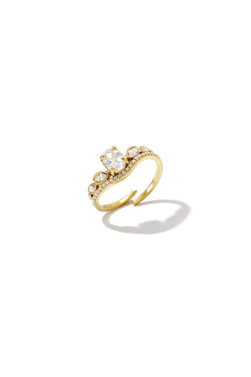 Bague minimaliste en acier inoxydable, forme elliptique, collection Simple Daily Simple, bijoux pour femmes