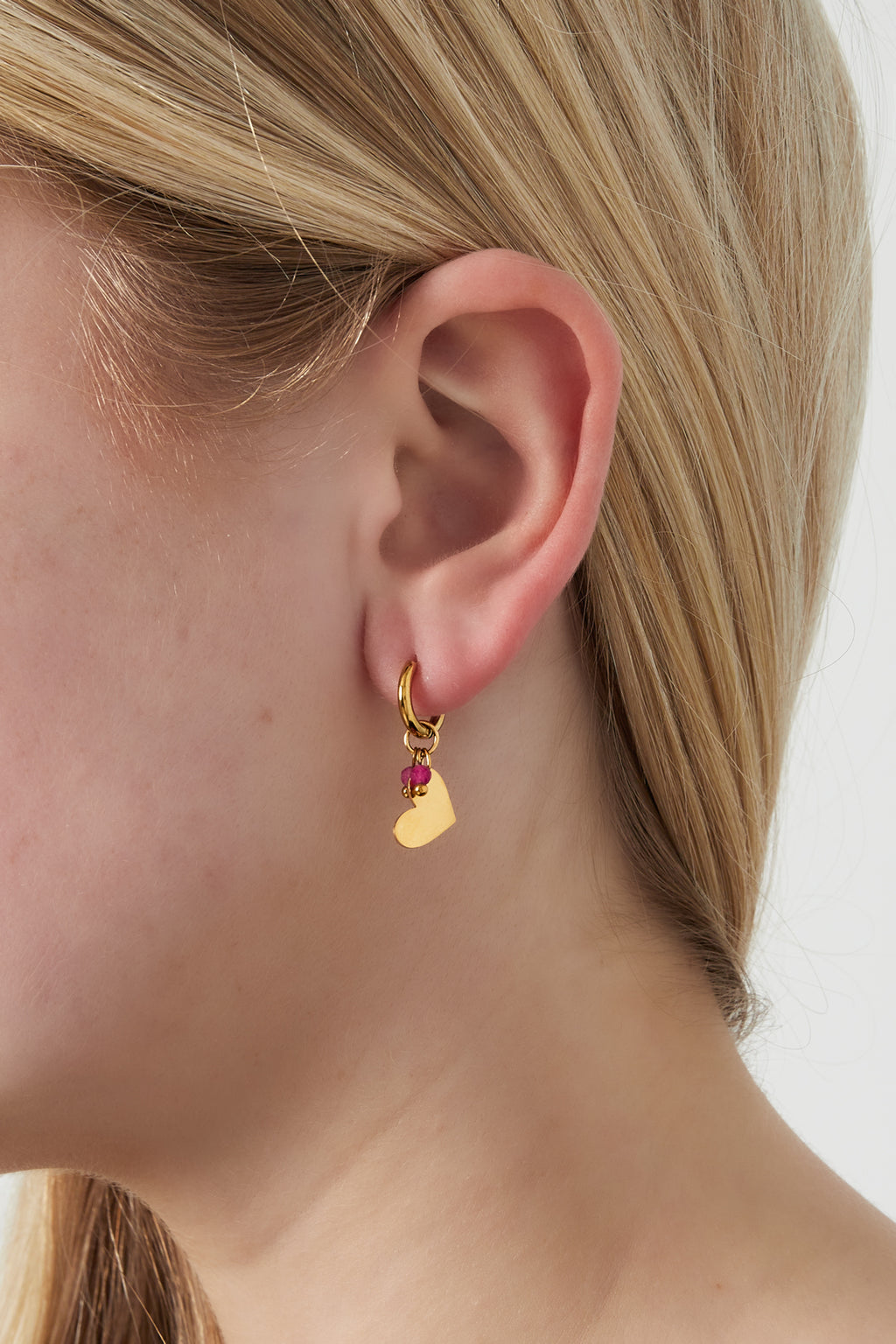 Boucles d'oreilles mini coeur