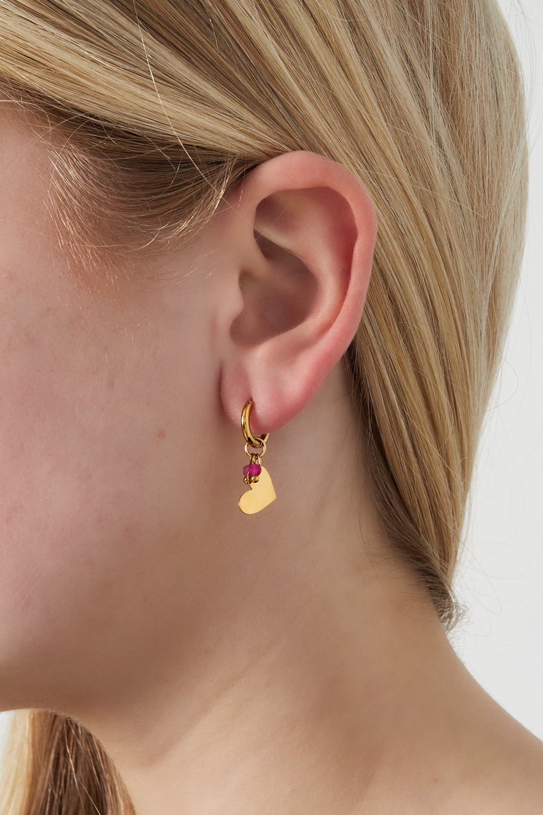 Boucles d'oreilles mini coeur