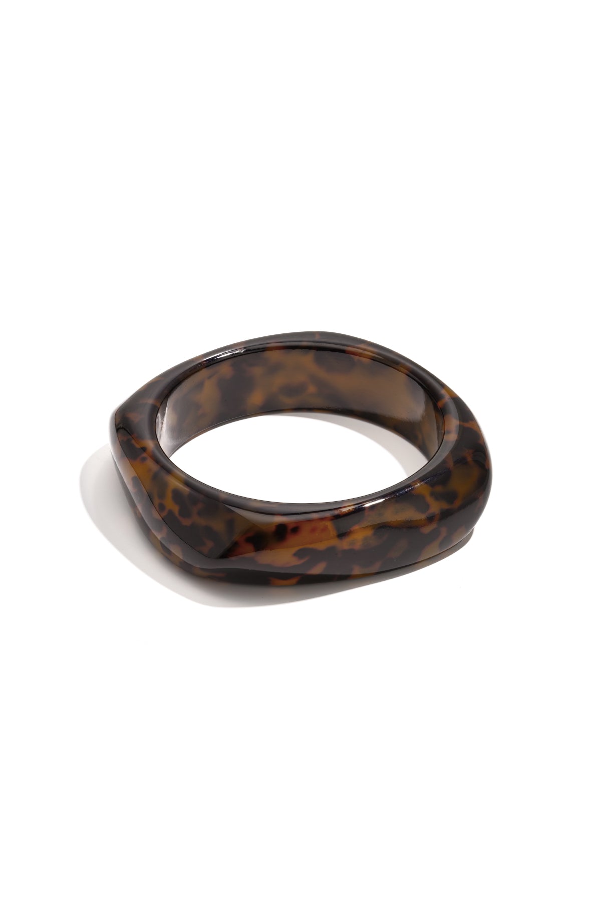 Bracelets en résine à imprimé léopard, collection classique et simple pour femmes