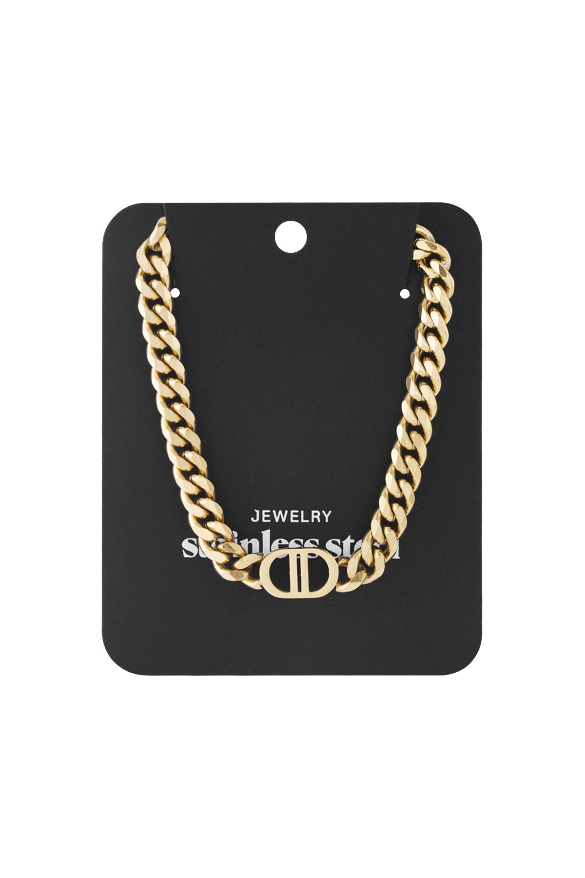 Collier The Good Life Couleur or Acier inoxydable